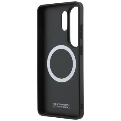 7. BMW MagSafe Hülle mit perforiertem Streifenlogo für Samsung Galaxy S26 Ultra – Blau