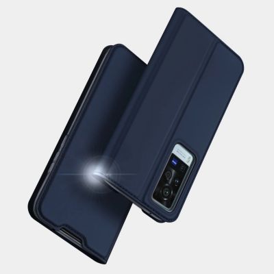 13. Dux Ducis Skin Pro Holsterhülle mit Klappe Vivo X60 schwarz
