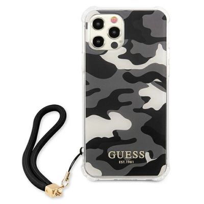3. Guess GUHCP12MKSARBK iPhone 12/12 Pro 6,1" schwarz/schwarz Hardcase Camo Collection