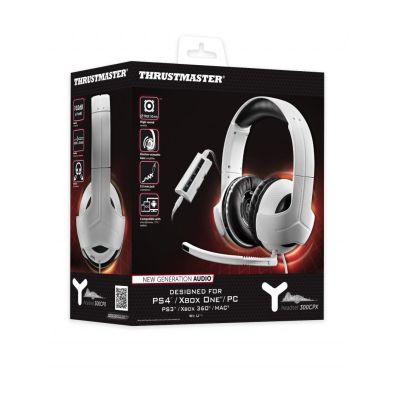6. Thrustmaster Y-300CPX Kabelgebundenes Gaming-Headset mit Kopfbügel, Weiß