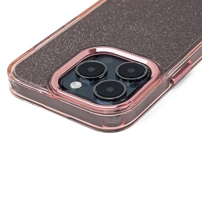 2. Glitter Case für iPhone 16 Pro Max – Rosa mit Glitzer