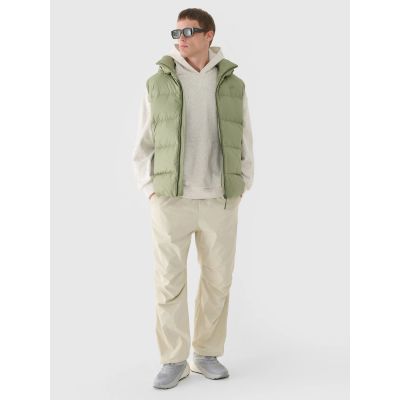 6. Herren-Sweatshirt mit Kapuze, offen, 4F 4FWAW24TSWSM1310-11S