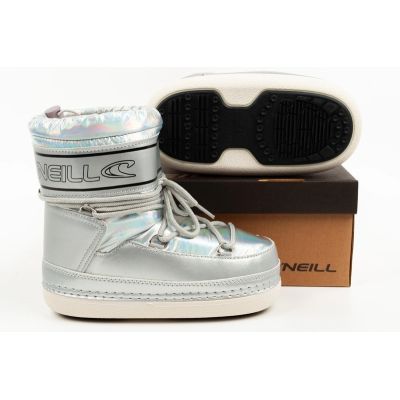 9. O'Neill Lisa High silberne isolierte Winterstiefel für Mädchen