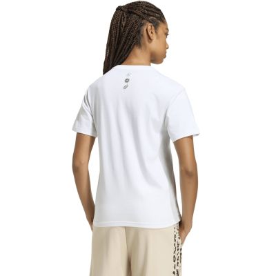 3. adidas Damen-T-Shirt mit Tiermotiv, Weiß, KT9719
