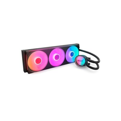 3. NZXT Kraken Core 360 RGB Prozessor-Flüssigkeitskühlungs-Kit 12cm Schwarz 1 Stück.