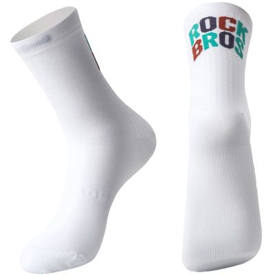 Rockbros Sportsocken weiß/gemustert M