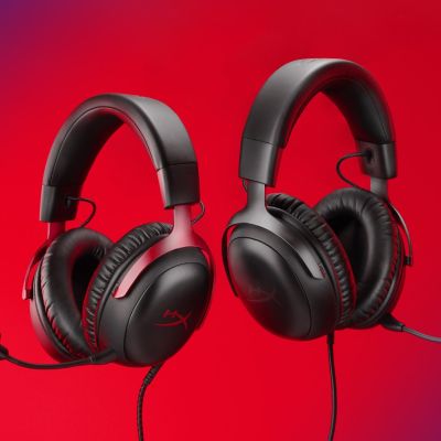 97. HyperX Cloud III Gaming-Headset in Schwarz/Rot