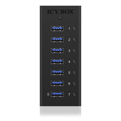 5. ICY BOX IB-AC618 USB 3.2 Gen 1 (3.1 Gen 1) Typ-B 5000 Mbit/s Schwarz
