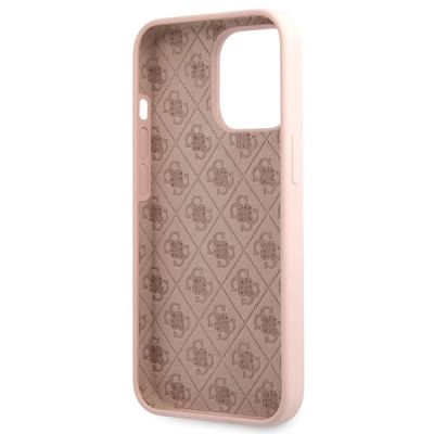 7. Guess GUHCP13XLSLMGLP iPhone 13 Pro Max 6,7" hellrosa/hellrosa Hardcase Silikon Script Gold Logo