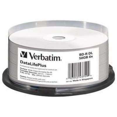 3. Verbatim DataLifePlus BD-R 50 GB 25 Stück.
