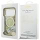 8. Guess IML Glitter Flowers Dreieckige MagSafe Hülle für iPhone 17 Pro Max - Grün