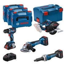 Bosch Combi-Kit 4 Geräte 18V Batterie
