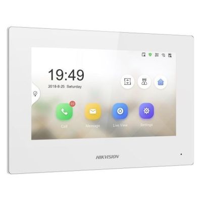 Hikvision Pro Series DS-KH6320-WTE2-W Video-Türsprechanlage 17,8 cm (7 Zoll) Weiß