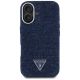 3. Guess Denim Triangle Logo MagSafe iPhone 16 Hülle - Blau