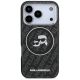 3. Karl Lagerfeld IML Glitter Karl&Choupette Heads Logo MagSafe Case für iPhone 17 Pro - Schwarz