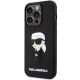 2. Karl Lagerfeld KLHCP14L3DRKINK iPhone 14 Pro 6.1" schwarz/schwarz Hardcase Rubber Ikonik 3D
