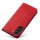 4. Magnet Fancy Case für Samsung Galaxy S23+ Flip Cover Wallet Stand rot