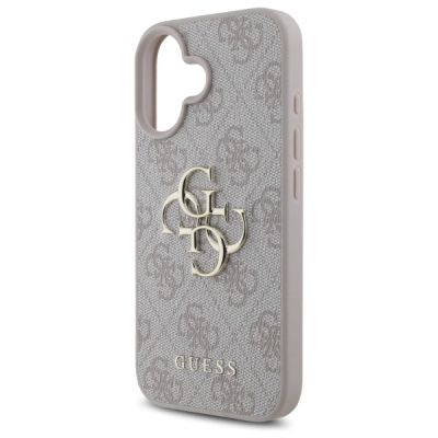 6. Guess 4G Big Logo Case für iPhone 16 - Rosa