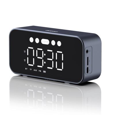 10. Dudao Y17 Bluetooth-Uhr/Lautsprecher – Silber