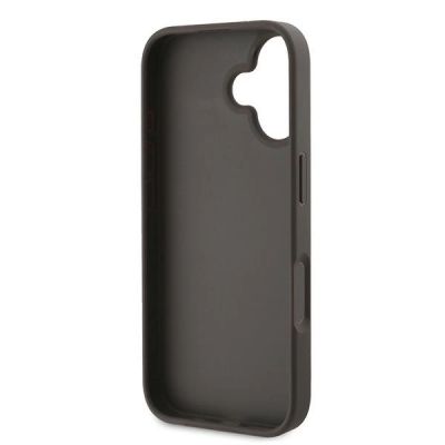 7. Guess 4G Bottom Stripe Case für iPhone 16 Plus 6,7" - Braun