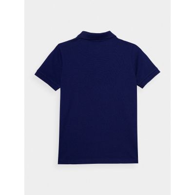 2. Einfarbiges Poloshirt für Jungen, 100 % Baumwolle, 4F