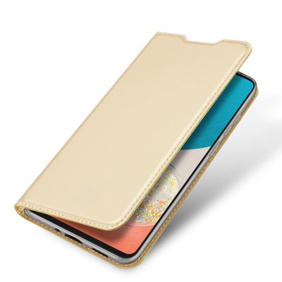 4. Dux Ducis Skin Pro Holster Cover Flip Cover für Samsung Galaxy A73 gold