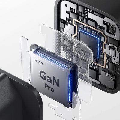 6. Joyroom JR-TO1 GaN 45 USB-C Lightning USB-A Wandladegerät – Schwarz