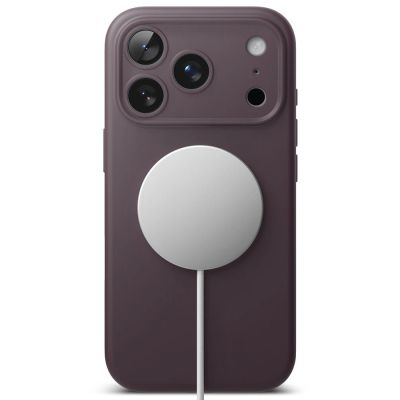 4. Ringke Silikon-MagSafe-Hülle für iPhone 18 Pro – Dunkelkirsche