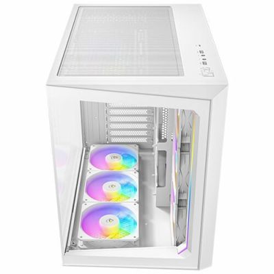 6. Antec Gamer C5 ARGB Weißes Midi-Tower-Gehäuse Weiß (Einzelhandel)