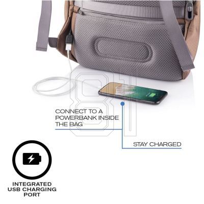 12. XD DESIGN ANTI-DIEBSTAHL-RUCKSACK BOBBY SOFT BRAUN P/N: P705.796