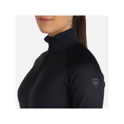 5. Damen-Midlayer ROSSIGNOL W Mid Layer Thin, schwarz