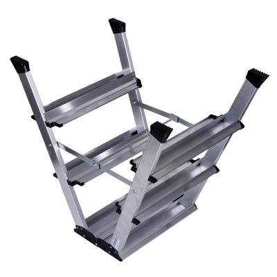 7. Treppo Klapptreppe 2x3 Stufen KRAUSE 126030