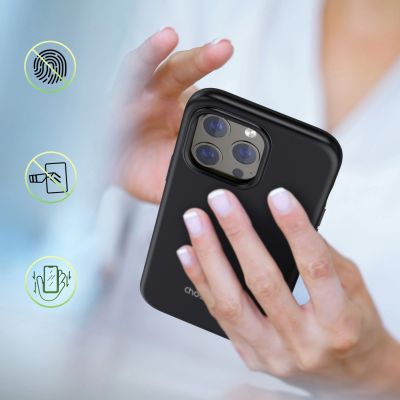 7. Choetech MFM Anti-Drop-Hülle Made For MagSafe für iPhone 13 Pro schwarz (PC0113-MFM-BK)