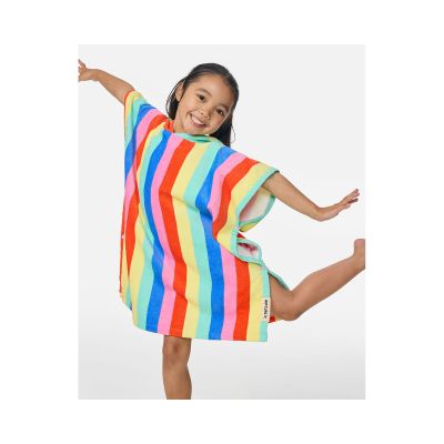 3. RIP CURL Mixd Snap Cttn Kapuzenponcho für Mädchen, mehrfarbig