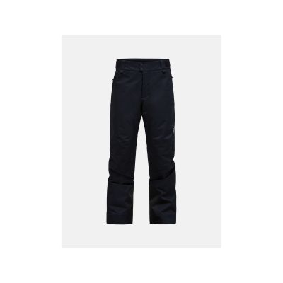 Herren-Skihose PEAK PERFORMANCE M, bordeauxrot, isoliert, schwarz