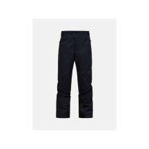 Herren-Skihose PEAK PERFORMANCE M, bordeauxrot, isoliert, schwarz