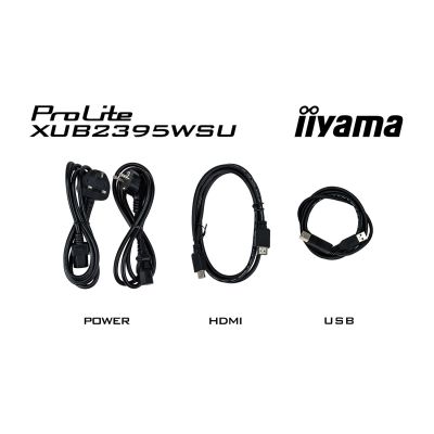 14. iiyama ProLite XUB2395WSU-B5 Computermonitor 57,1 cm (22,5") 1920 x 1200 px WUXGA LCD Schwarz