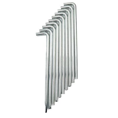 2. Zeltpflöcke Profi 8 mm 20 cm Set 10 Stück Metall