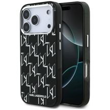 Karl Lagerfeld IML KL Monogram MagSafe Case für iPhone 17 Pro - Schwarz