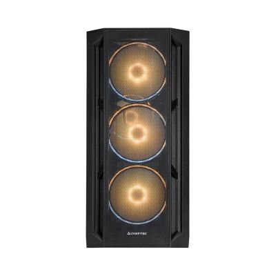 11. Chieftec PC-GA-01B-L-OP APEX LUMO Midi Tower Schwarzes Gehäuse