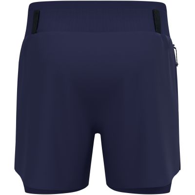 5. Herren-Shorts Odlo X-ALP TRAIL 6 INCH 2-in-1 in Marineblau