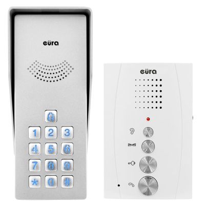 EURA ADP-38A3 ENTRA Gegensprechanlage, (weiß)