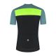 2. Rogelli CORE BLOCK T-Shirt schwarz-türkis-gelb S