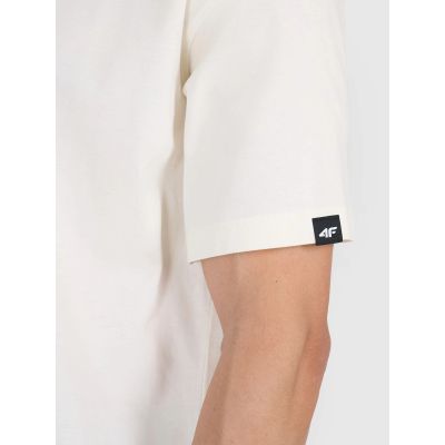 4. Übergroßes bedrucktes Herren-T-Shirt 4F 4FRSS25TTSHM2652-11S