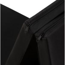 Klappbare Gymnastikmatratze schwarz 1800x600x500mm HMS MGS02