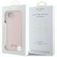 8. Guess Silikon Script Metal Logo MagSafe iPhone 16e Hülle - Rosa
