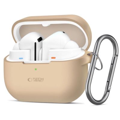 Tech-Protect Silikon-Hakenhülle für Samsung Galaxy Buds 3 / 3 Pro – braun