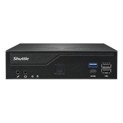 Shuttle XP? Slim DH610V2 Barebone-PC, 1,35 l, Schwarz, Intel H610 LGA 1700
