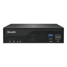Shuttle XP? Slim DH610V2 Barebone-PC, 1,35 l, Schwarz, Intel H610 LGA 1700