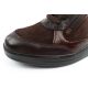 6. Scholl Emma Laces Damen Sport Leder Braun Plateauschuhe